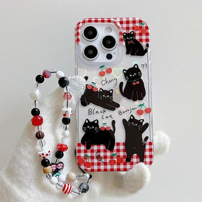Case Cat Set Strap Phone /