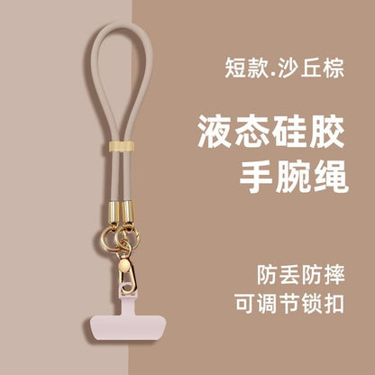 with Lanyard Pad Phone Silicone Strap