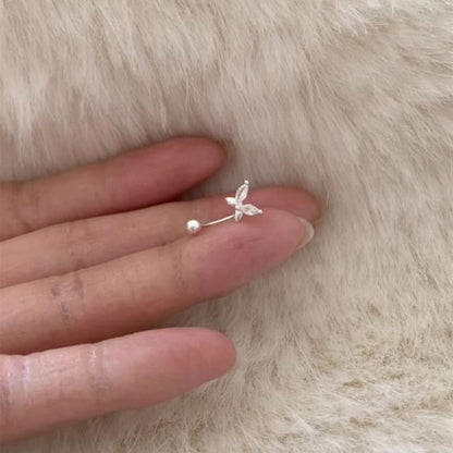 Jacket Alloy Rhinestone Ear Butterfly