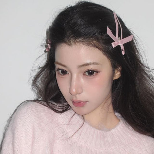 Clip Set Ribbon Hair