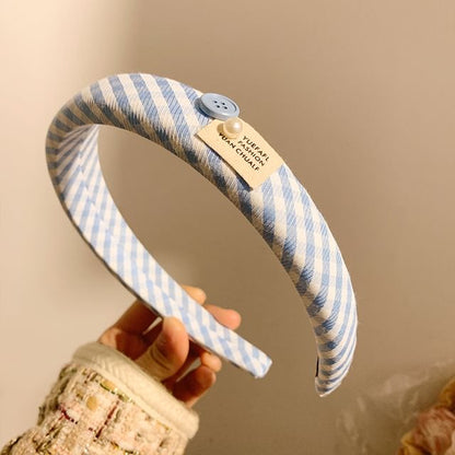Headband Striped Thick
