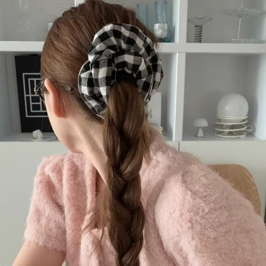 Scrunchie Plaid Padded