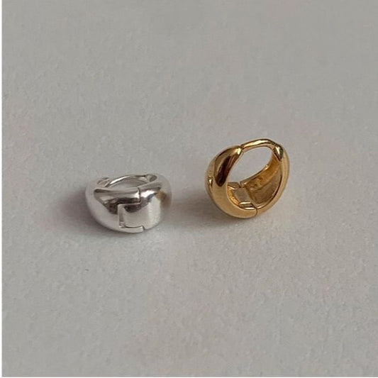 Earring Silver Sterling Hoop 925 Glossy