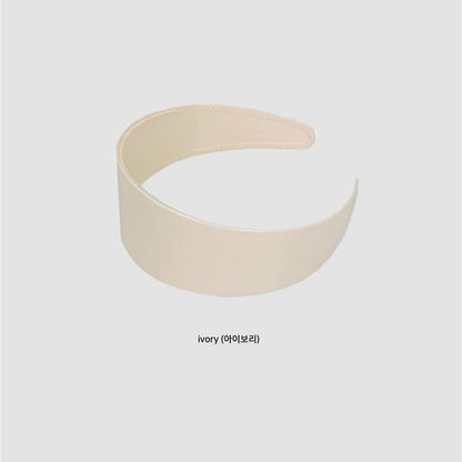 Headband Wide Plain