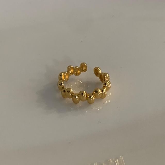 Sterling Silver 925 Open Ring Glossy