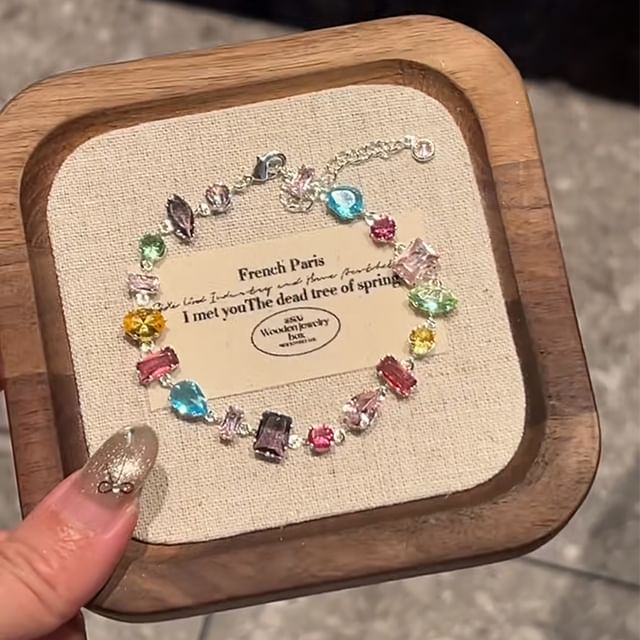 Bracelet Geometric Rhinestone