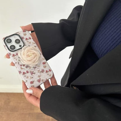 Floral Magnetic Case with Phone (Compatible MagSafe)