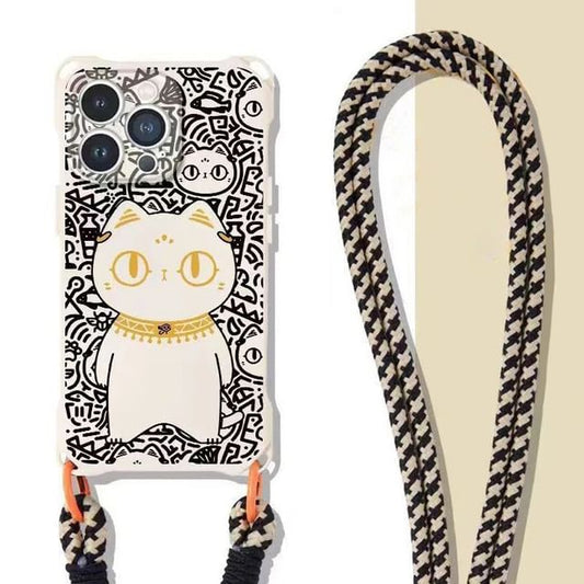 Cat Strap Set Phone / Lanyard Case