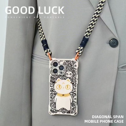 Cat Strap Set Phone / Lanyard Case