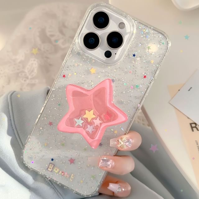 Phone Star Glitter Case
