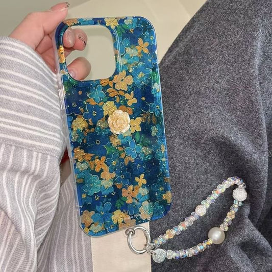Case Strap / Floral Set Phone