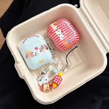 Earphone Case Apple Skin Plaid AirPods / Dog Pro