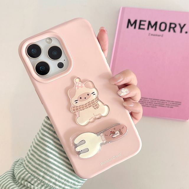 Fork Case Set Phone / Stand Cat