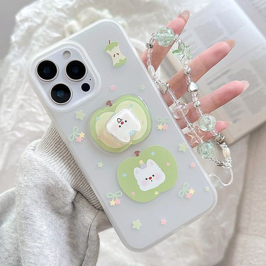 Apple Rotatable Strap Set Phone Adhesive / Dog Decoration Case