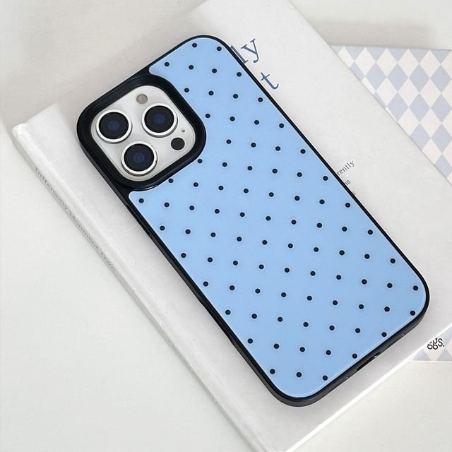 Case Phone Dot Polka