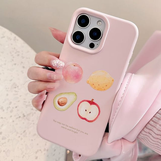 Set / Bead Phone Fruit Case Strap Print