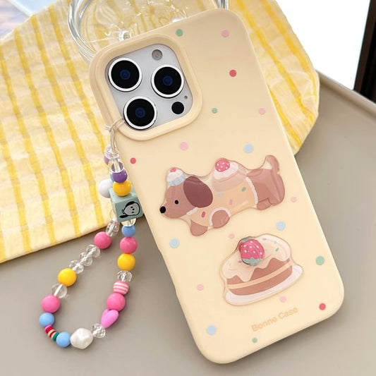 Case Strap Phone Bead Print Set / Dog