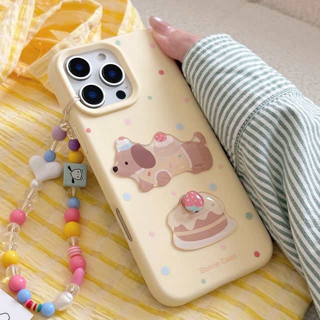 Case Strap Phone Bead Print Set / Dog