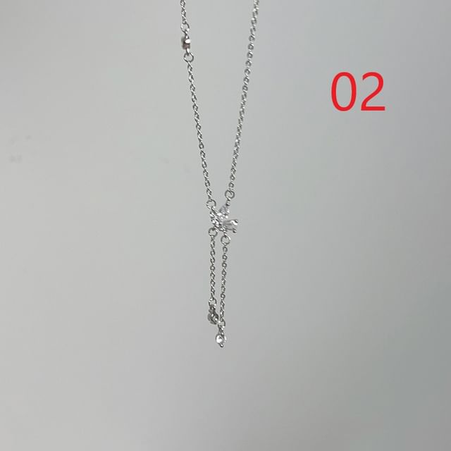 Lariat Necklace Butterfly