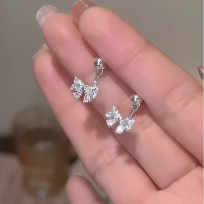 Jacket Ear Bow Rhinestone