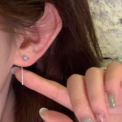 Flower Rhinestone Earring Threader