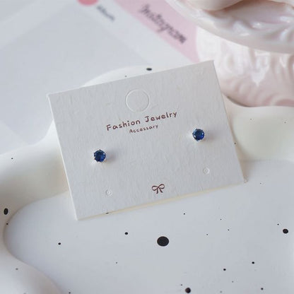 Rhinestone Stud Earring