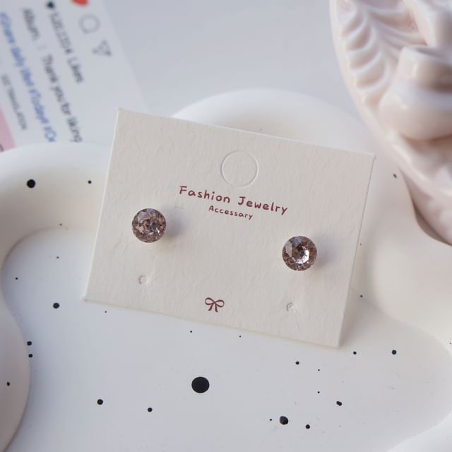 Stud Earring Rhinestone