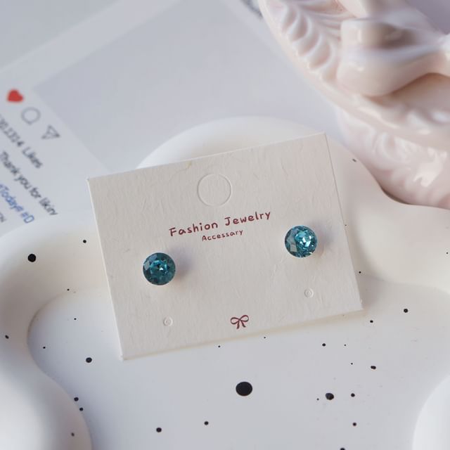 Stud Earring Rhinestone