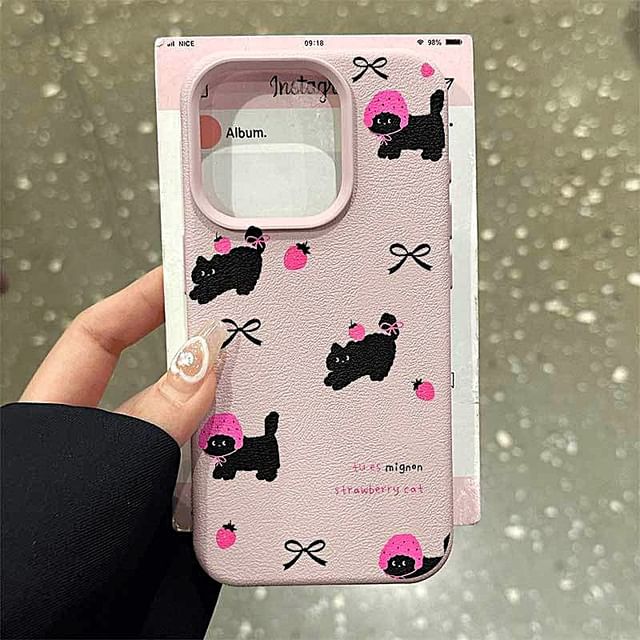 iPhone Cat Case Print