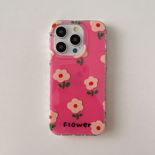 MagSafe) (Compatible Floral Phone with Magnetic Case