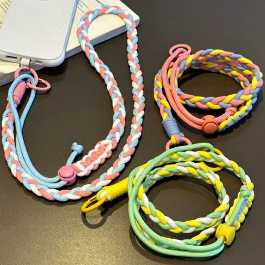Phone Lanyard Strap Pad with Braided