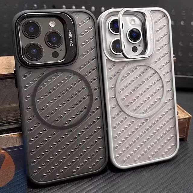 MagSafe) with Case Perforated iPhone (Compatible Magnetic