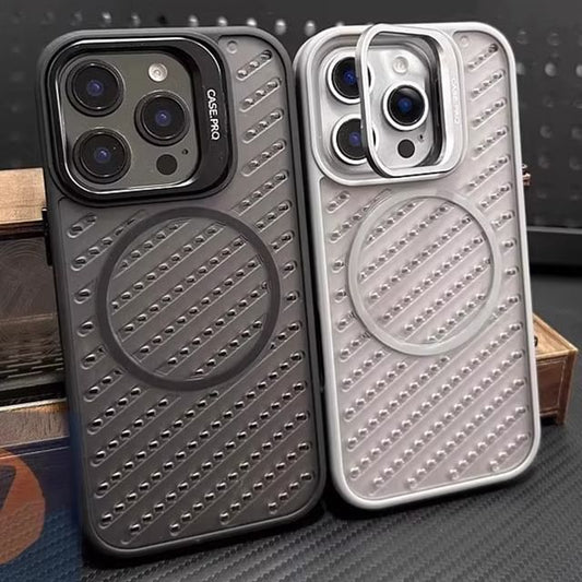 MagSafe) with Case Perforated iPhone (Compatible Magnetic