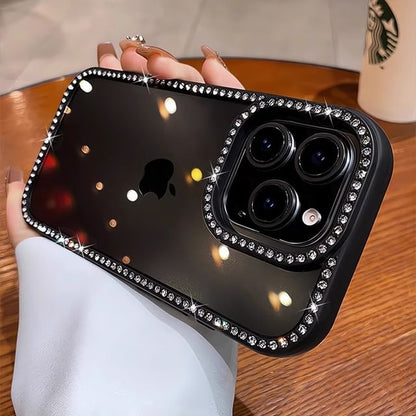 Transparent Rhinestone Case iPhone