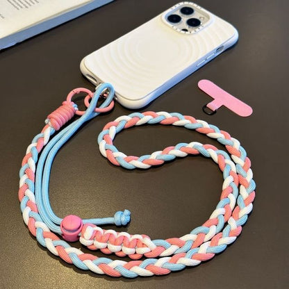 Phone Lanyard Strap Pad with Braided