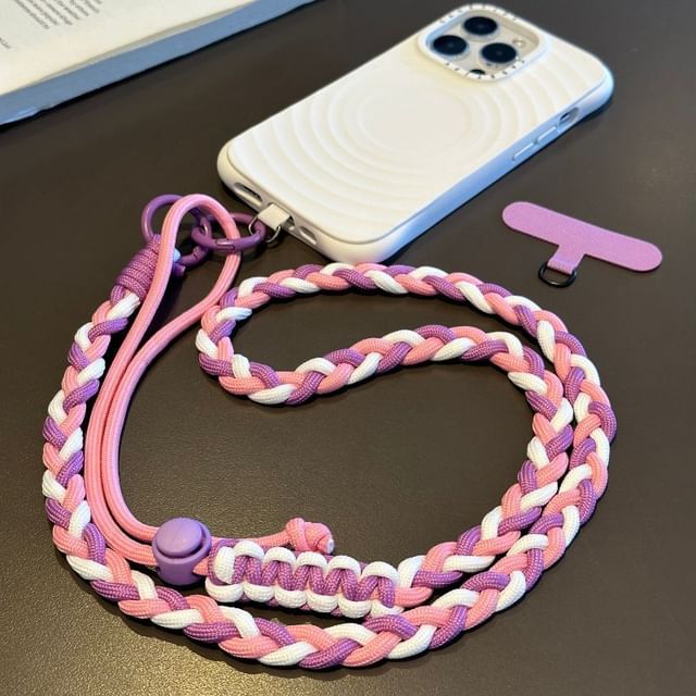 Phone Lanyard Strap Pad with Braided