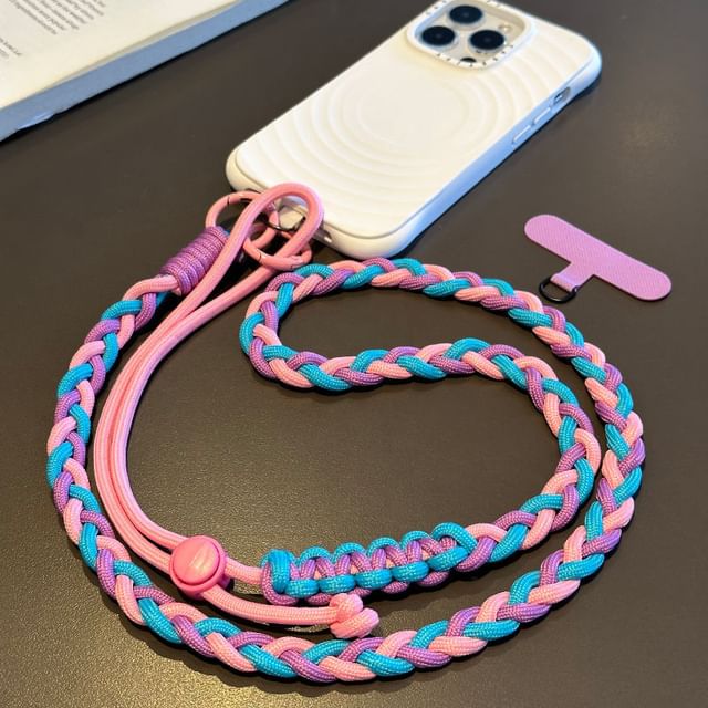 Phone Lanyard Strap Pad with Braided