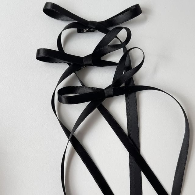 Hair of Clip Plain Set 3: Bow