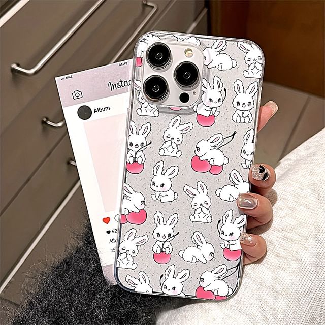 Phone Rabbit Case Print