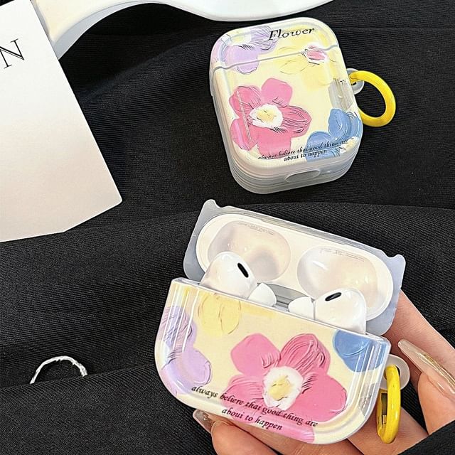 Earphone AirPods Case / Skin Pro Print Floral