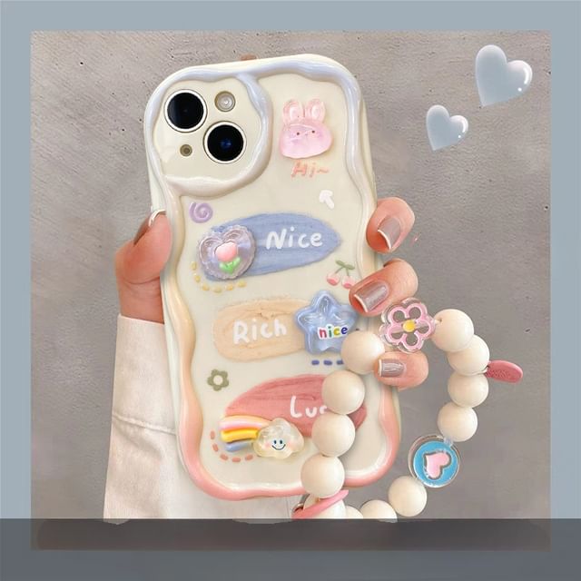 Strap Phone Set / Case Cartoon 3D