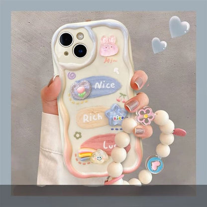 Strap Phone Set / Case Cartoon 3D