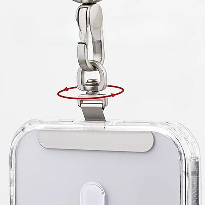 Pad Phone / Rotatable Stainless Designs) Lanyard Steel (Various
