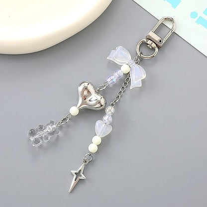 Charm Bow Bear Phone Heart