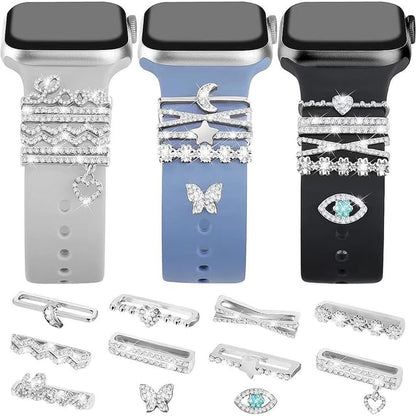 Rhinestone Watch for (Various Designs) Band Charm Apple