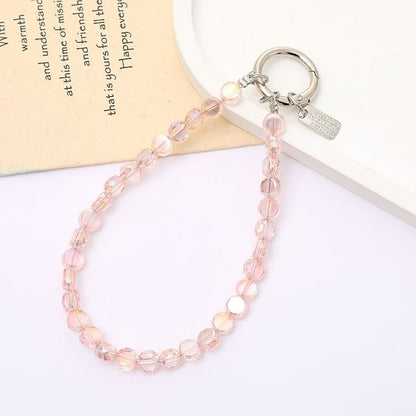 Faux Phone Crystal Bead Strap