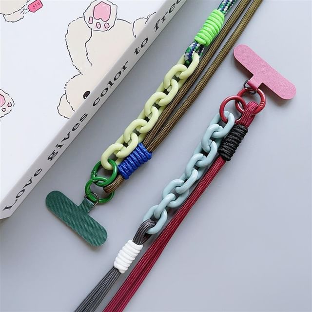 Pad Lanyard with Phone Two-Tone