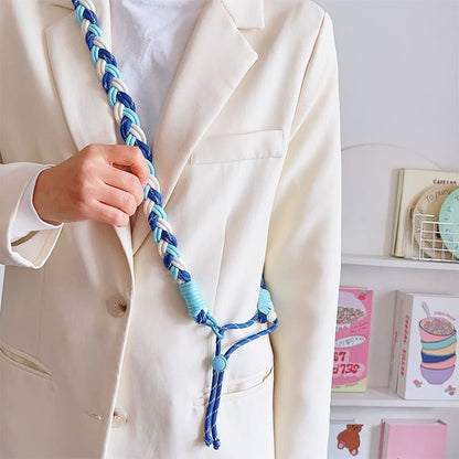 Phone with Braided Lanyard Pad