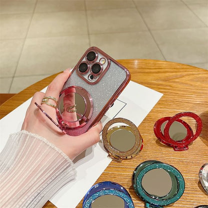 Mirror Glitter Stand Phone Magnetic with