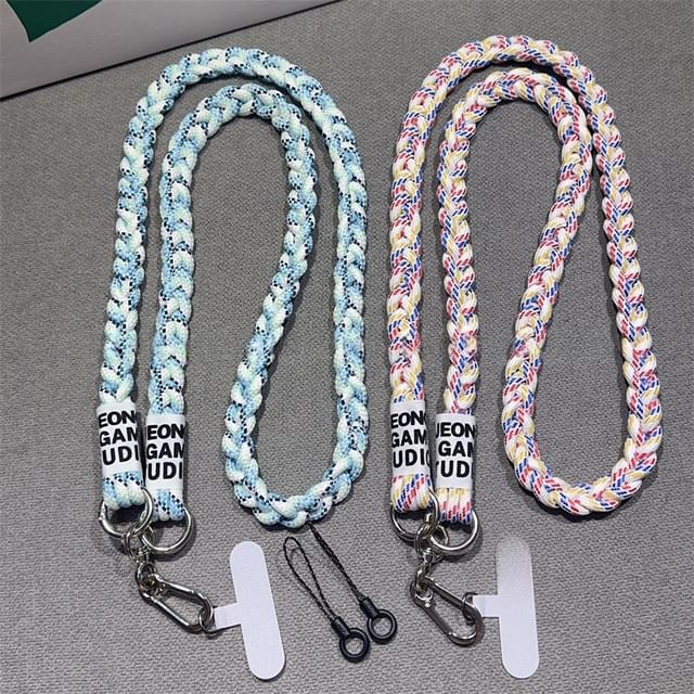 Lanyard Pad with Braided Phone Strap and